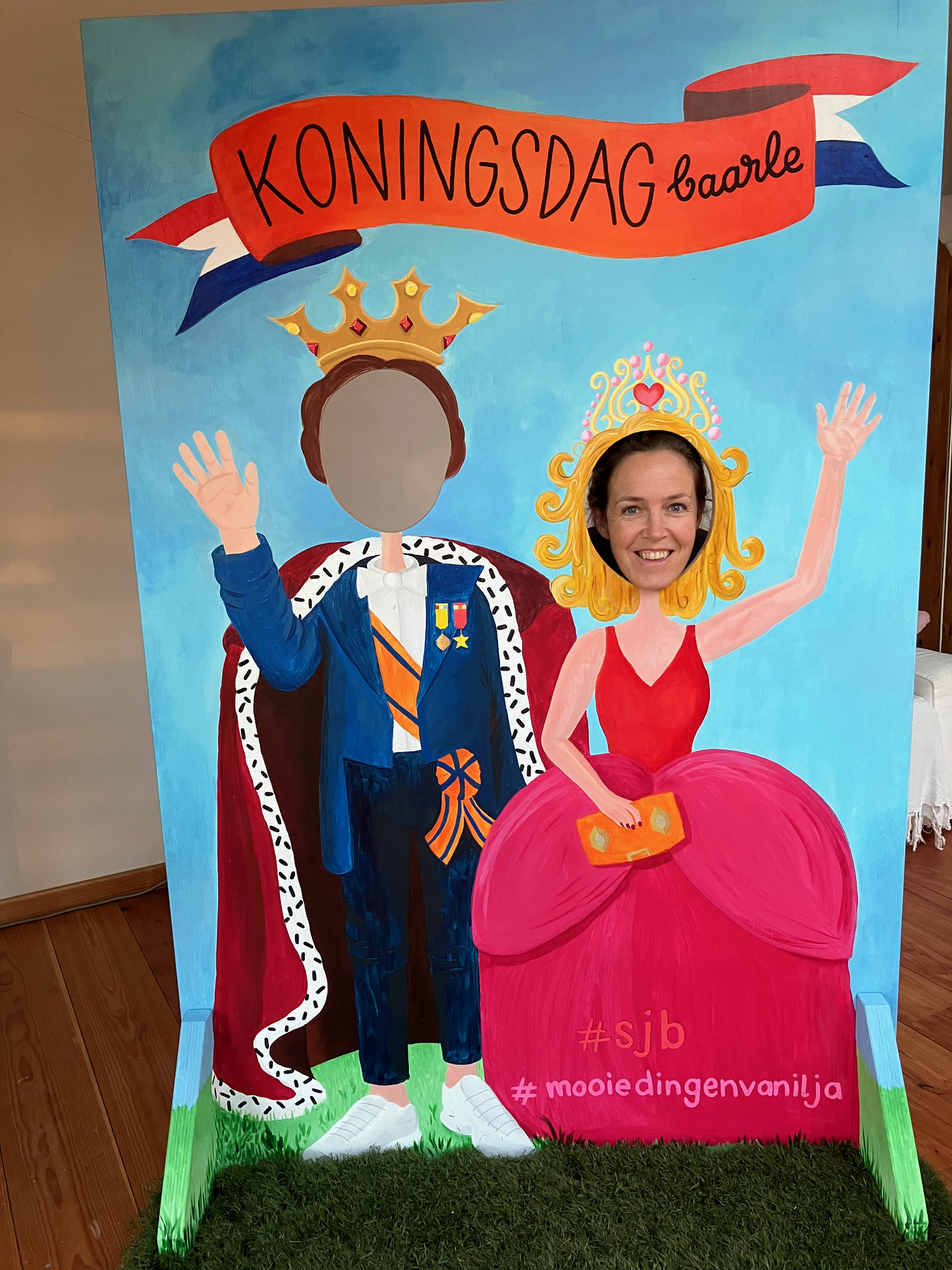 Selfiewand Koningsdag Baarle